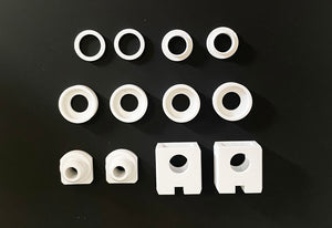 Aftermarket electric front seat bushing repair kit compatible with Porsche 964 and 993