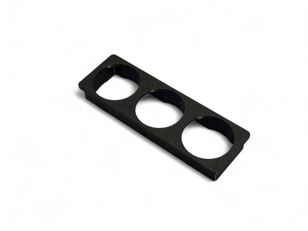 Triple 52mm Gauge Panel Holder Radio Slot For VW Corrado 16V VR6 G60