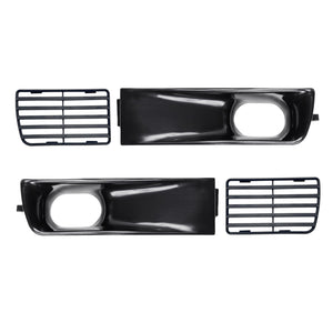 Front Indicator Grille Upper Intake 4 Pcs Set For VW MK3 Golf Jetta Vento