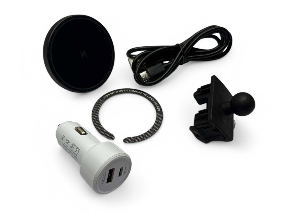 MagSafe Phone Mount Charger RHD For VW MK4 Golf Jetta GTI GLI R32