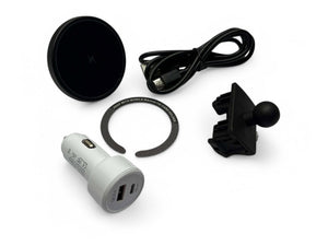 MagSafe Phone Mount Charger RHD For VW MK4 Golf Jetta GTI GLI R32