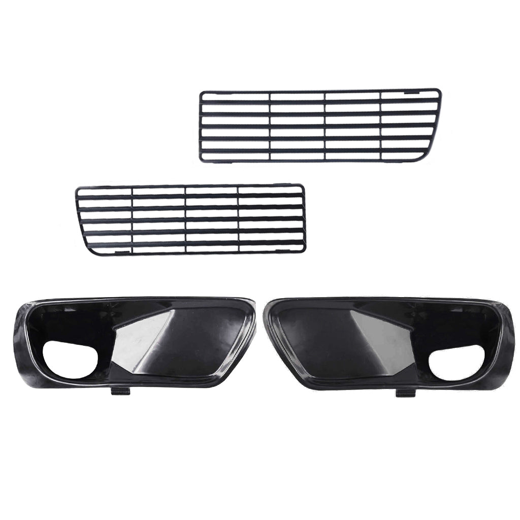 US Bumper Reflector Grille Lower Duct 4 Pcs Set For VW MK3 Golf Jetta