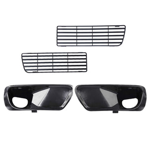 US Bumper Reflector Grille Lower Duct 4 Pcs Set For VW MK3 Golf Jetta