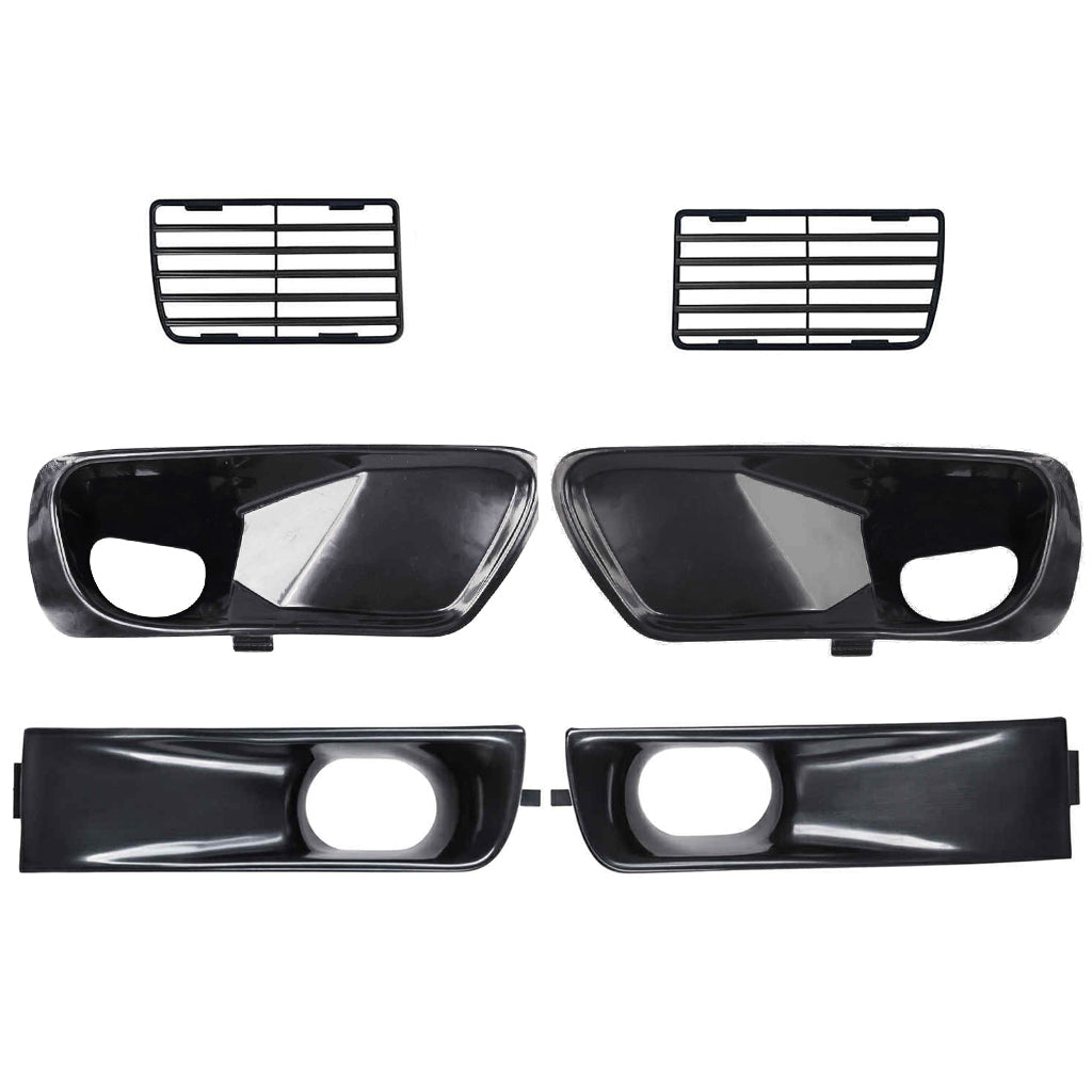 US Bumper Signal Grille Air Intake 6 Pcs Set For VW MK3 Golf Jetta