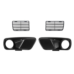 Euro Bumper Indicator Grille Lower Duct 4 Pcs Set For VW MK3 Golf GTI VR6